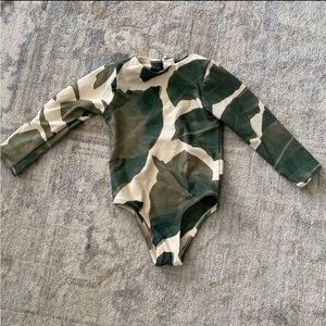 Show Me Your MuMu Palm Tropical Swim Rashguard